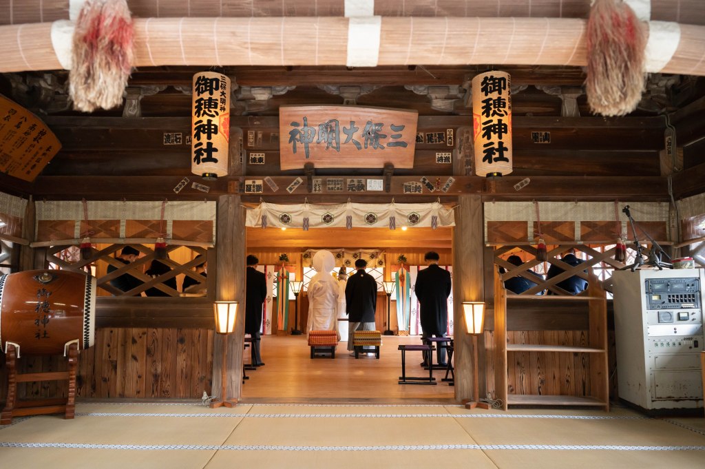 11月下旬に三保松原御穂神社で和婚式をサポートさせて頂きました！